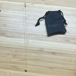 14k Gold Sapphire Birthstone Necklace